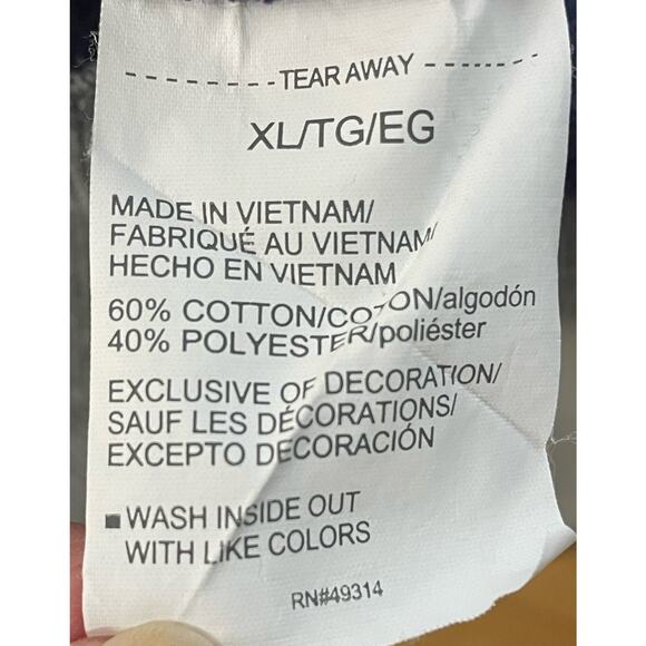 Under Armour Blue/Gray Border Roger Williams Long Sleeve Heavy Cotton Shirt XL - Picture 12 of 13